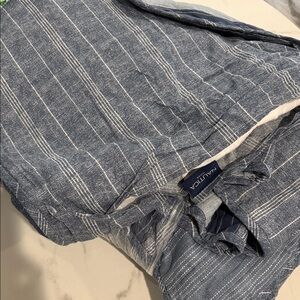 Nautica Blue Striped comforter and two pillow case